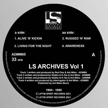 Various Artists - LS Archives Vol 1 (1194/1995) (Vinyl) - Various Artists - LS Archives Vol 1 (1194/1995) (Vinyl) - The original sister label to Ram Records from the old Ram HQ studio in Essex, Liftin Spirit Records now celebrates it’s 25th year with a sp Vinly Record