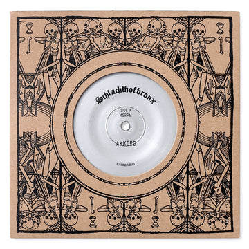 chlachthofbronx - Akkord / Shell ft Doubla J (Vinyl) - Shlachthofbronx - Akkord / Shell ft Doubla J Any fan of genre-smashing sound system music outta Europe at this point simply must be aware of Schlachthofbronx. Synthesizing bass music traditions and ex Vinly Record