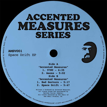 Accented Measures - Space Drift - Artists Accented Measures Genre Tech House Release Date 17 Mar 2023 Cat No. AMSV001 Format 12
