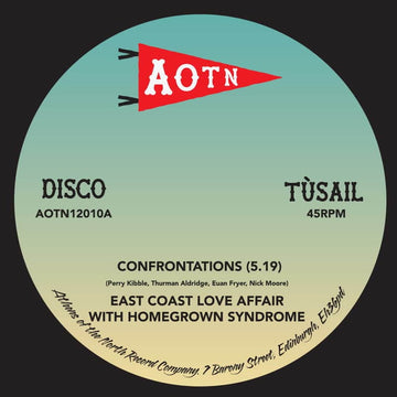 East Coast Love Affair - Confrontations (Vinyl) - For the 4th ECLA and the start of things opening up (maybe) we have gone full party mode, nothing too serious, just good dancefloor fun. Side one is a rebuild of a rare disco funk 45 by Homegrown Syndrome, Vinly Record