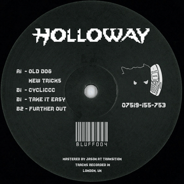 Holloway - BLUFF004 (Vinyl) - Holloway - BLUFF004 (Vinyl) - 4 weighty trax from the big & bad SE London based producer, Holloway. Vinyl, 12