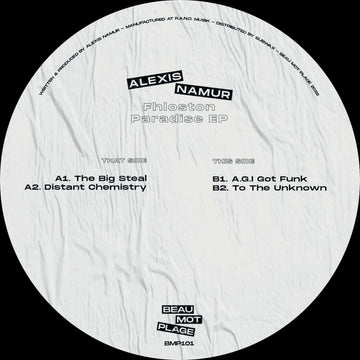 Alexis Namur - Fhloston Paradise - Artists Alexis Namur Genre Tech House, Breakbeat Release Date 24 June 2022 Cat No. BMP101 Format 12