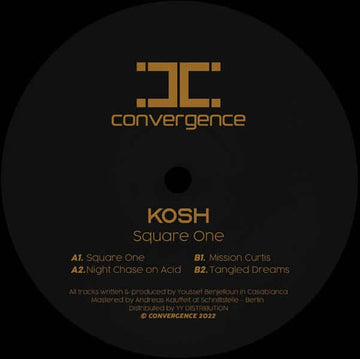 Kosh - 'Square One' Vinyl - Artists Kosh Genre Electro, Tech House Release Date April 8, 2022 Cat No. CONV002 Format 12