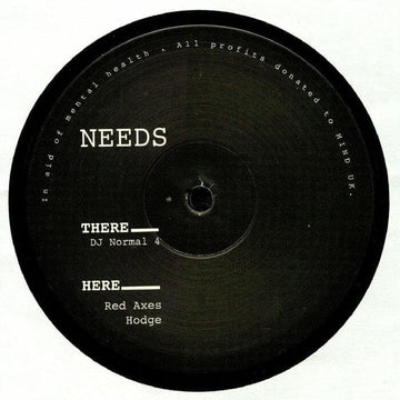 Various - Needs 005 - REPRESS ALERT: Needs is back with its fifth installment of charity-raising goodness from some seriously quality producers. This time the gauntlet is thrown down by the increasingly prolific DJ Normal 4, who wields some of his signatu Vinly Record