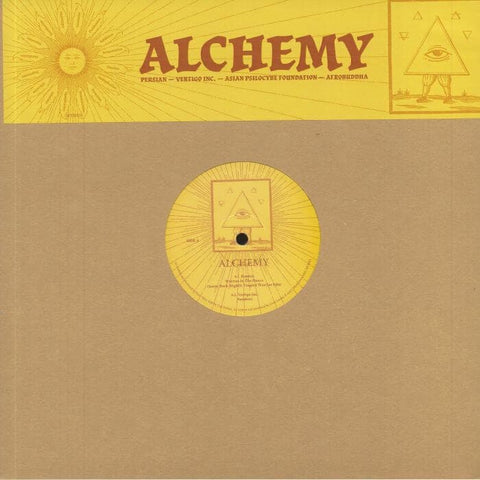 Persian / Vertigo Inc / Asian Psilocybe Foundation / Afrobuddha - Alchemy (Vinyl) - After reissuing the classic Cassiopeia by Nail, Mysticisms return with more cosmically charged party cuts geared towards wiggy dancefloors inside and out. The Alchemy 12" - Vinyl Record