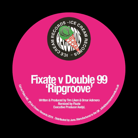 Fixate v Double 99 - Ripgroove - Fixate v Double 99 - Ripgroove - We can exclusively announce that Ice Cream Records have signed the bootleg mix of Ripgroove by Fixate, which went viral when Sherelle dropped it during her Boiler Room... - Ice Cream Record - Vinyl Record