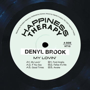 Denyl Brook - My Lovin - Artists Denyl Brook Genre Deep House, Piano House Release Date 5 May 2023 Cat No. HT16 Format 12