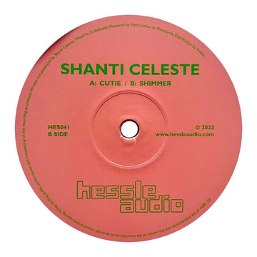 Shanti Celeste - Cutie / Shimmer - Artists Shanti Celeste Central Genre House, Bass Release Date 11 Oct 2022 Cat No. HES041 Format 12