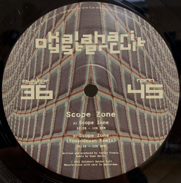 Liquid Earth - Scope Zone - Liquid Earth - Scope Zone (incl. Youandewan Remix) (Vinyl) - Storming in with his newest slice of extraterrestrial swing-ology, Liquid Earth... - Kalahari Oyster Cult - Kalahari Oyster Cult - Kalahari Oyster Cult - Kalahari Oys Vinly Record