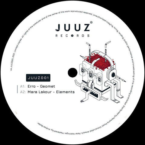 Various Artists - JUUZ001 (Vinyl) - Various Artists - JUUZ001 (Vinyl) - Vinyl only, including tracks from Erro, Mara Lakour, Clarkent, Silat Beksi. Vinyl, 12", EP - Juuz Records - Juuz Records - Juuz Records - Juuz Records - Vinyl Record