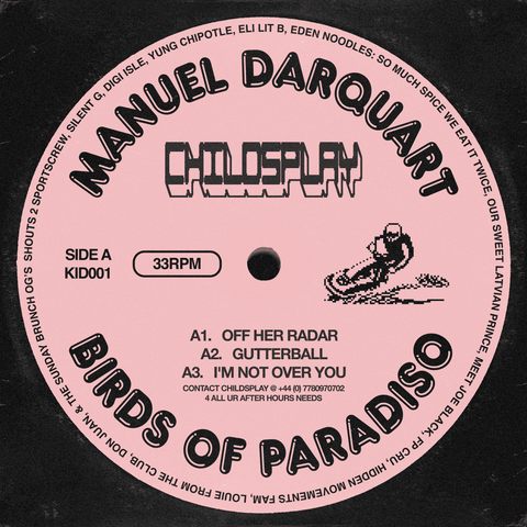 Manuel Darquart - Birds Of Paradiso - Your 5 day holiday is coming to a heartbreaking end on the magnifique Isle of Paradiso. As you wait on the pier for your last rendez vous with that special someone... - Childsplay - Childsplay - Childsplay - Childspla - Vinyl Record
