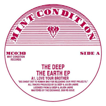 The Deep - The Earth - Released in 1998 on French label Basenotic, 'The Earth EP' is a rare, sought after and sublime collaboration between 2 of the countries shining stars of underground dance music... - Mint Condition - Mint Condition - Mint Condition - Vinly Record