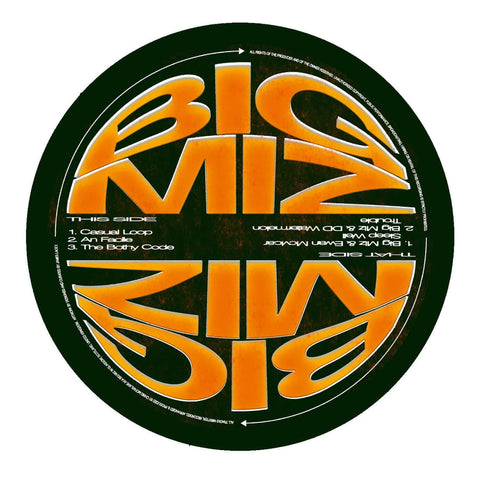 Big Miz - 'The Bothy Code' Vinyl - Artists Big Miz Genre Techno, Acid, Banger Release Date 4 Nov 2022 Cat No. MIZ005 Format 12" Vinyl - Miz Records - Miz Records - Miz Records - Miz Records - Vinyl Record