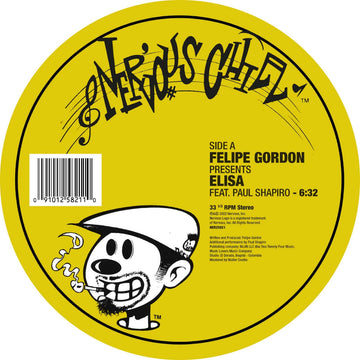 Felipe Gordon - Elisa - Artists Felipe Gordon Genre Deep House Release Date 17 Feb 2023 Cat No. NER25821 Format 12