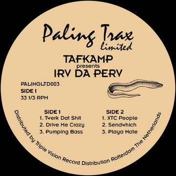 Tafkamp pres... Irv Da Perv - 'The Most Wanted Digital Dubplates Vol. 2' Vinyl - Artists Tafkamp Irv Da Perv Genre Techno, Hard Dance Release Date 28 Oct 2022 Cat No. PALINGLTD003 Format 12