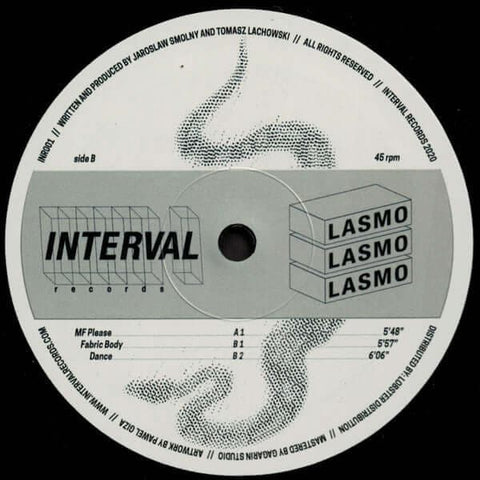 LASMO - 'MF Please' Vinyl - Artists LASMO Genre Techno Release Date 1 May 2020 Cat No. INR001 Format 12" Vinyl - IntervalRecords - IntervalRecords - IntervalRecords - IntervalRecords - Vinyl Record
