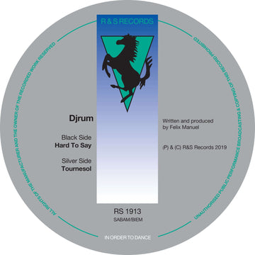 Djrum - Hard To Say / Tournesol (Vinyl) - Djrum - Hard To Say / Tournesol (Vinyl) - Djrum returns to R&S with two heavy hitting tracks on a double a-side release. This is his first original music to be released since the ‘Portrait With Firewood’ album in Vinly Record
