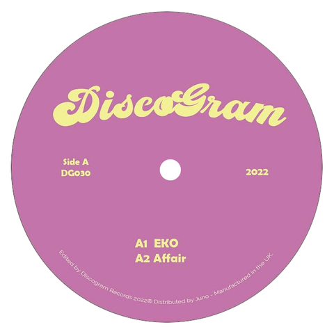 Discogram - DG030 - Artists Discogram Genre Disco House Release Date 13 Jan 2023 Cat No. DG 030 Format 12" Vinyl - DiscoGram Spain - DiscoGram Spain - DiscoGram Spain - DiscoGram Spain - Vinyl Record