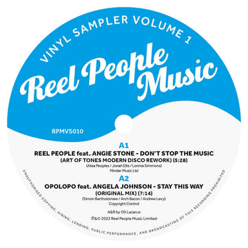 Various - Reel People Music - Vinyl Sampler Volume 1 - Artists Various Genre Deep House, Nu-Disco Release Date 20 Jan 2023 Cat No. RPMVS010 Format 12