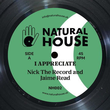 Nick The Record & Jaime Read - I Appreciate - Artists Nick The Record Jaime Read Genre Disco, Edits Release Date 5 Oct 2022 Cat No. NH002 Format 12
