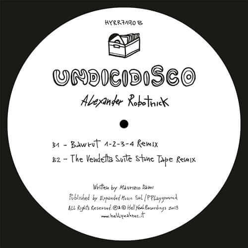 Alexander Robotnick - Undicidisco Remix Vinyl