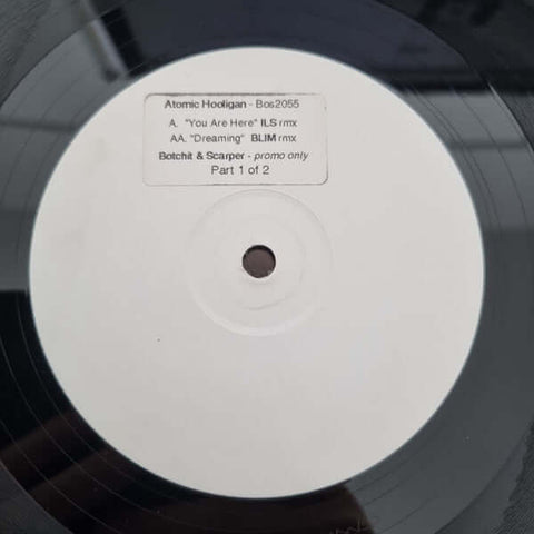 Atomic Hooligan - You Are Here The Remixes (Part 1 Of 2) Vinyl - Vinyl Record