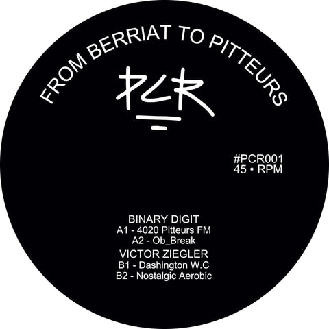 Binary Digit / Victor Ziegler - 'From Berriat To Pitteurs' Vinyl Vinyl - Vinyl Record