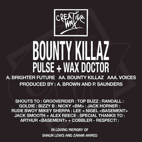 Bounty Killaz (Pulse & Wax Doctor) - Brighter Future / Bounty Killaz / Voices Vinyl - Vinyl Record