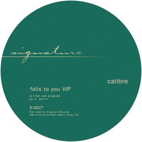 Calibre - Falls To You VIP / End Of Meaning Vinyl - Vinyl Record
