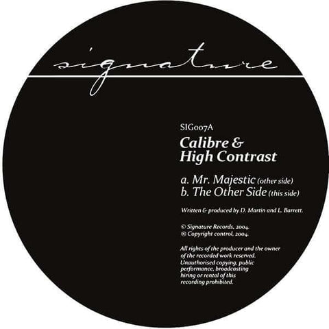 Calibre & High Contrast - Mr. Majestic Vinyl - Vinyl Record