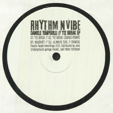 Daniele Temperilli - '112 Break' Vinyl Vinyl - Vinyl Record