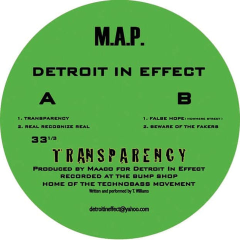Detroit In Effect - Transparency Vinyl - Vinyl Record