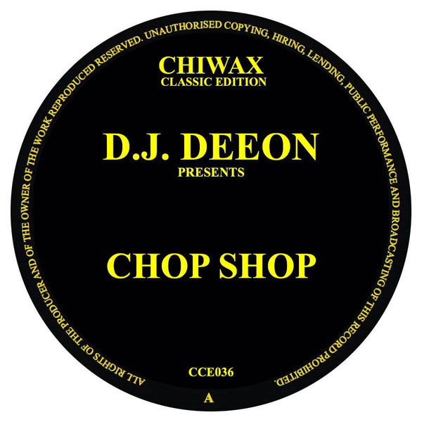 DJ Deeon - 'Chop Shop' Vinyl (NM Sleeves) Vinyl