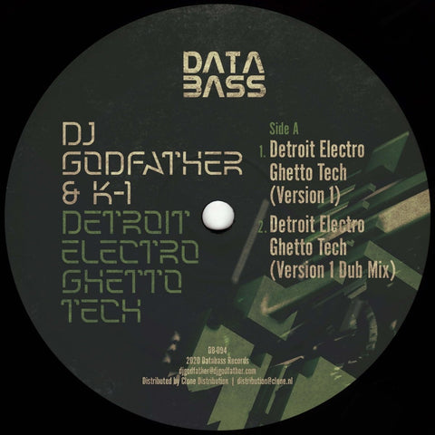 DJ Godfather & K - 1 - Detroit Electro Ghetto Tech Vinyl - Vinyl Record