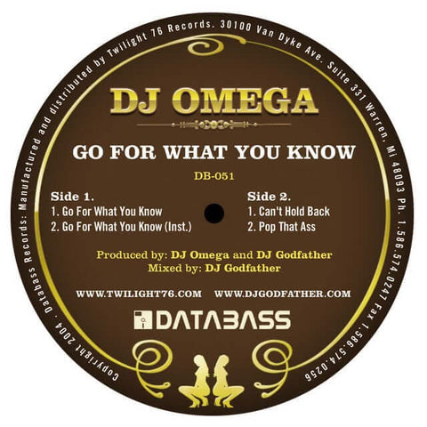 DJ Omega - Go For What You Know Vinyl - Vinyl Record