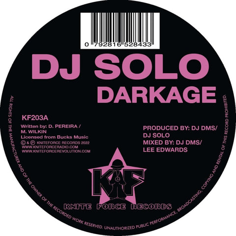 DJ Solo - Darkage / Axis Vinyl - Vinyl Record