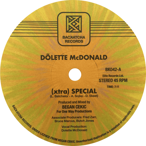 Dolette McDonald - Xtra Special Vinyl - Vinyl Record