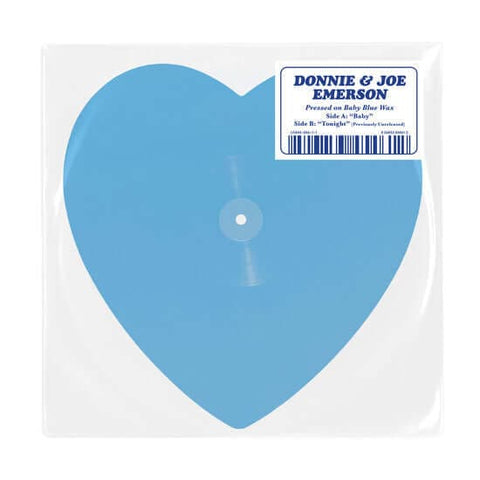 Donnie & Joe Emerson - "Baby" Heart Shaped Record Vinyl - Vinyl Record
