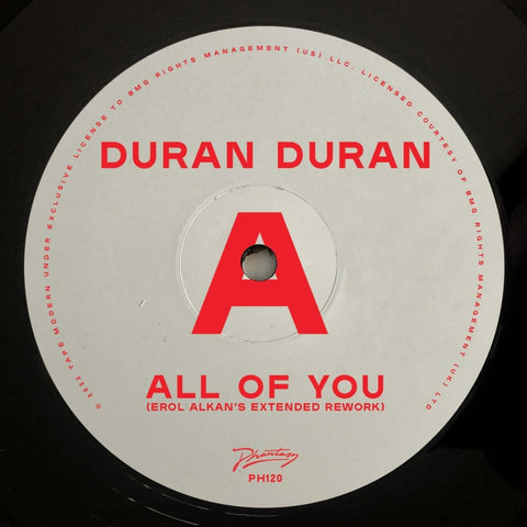 Duran Duran - ALL OF YOU (Erol Alkan's Extended Rework) Vinyl - Vinyl Record