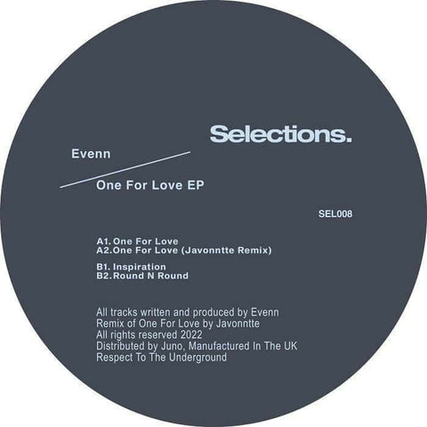 Evenn / Javonntte - One For Love Vinyl - Vinyl Record