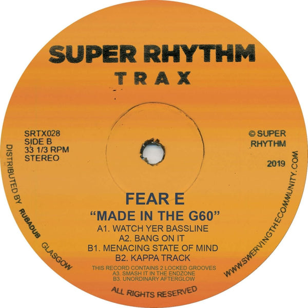 Fear - E - 'Made In The G60' Vinyl Vinyl