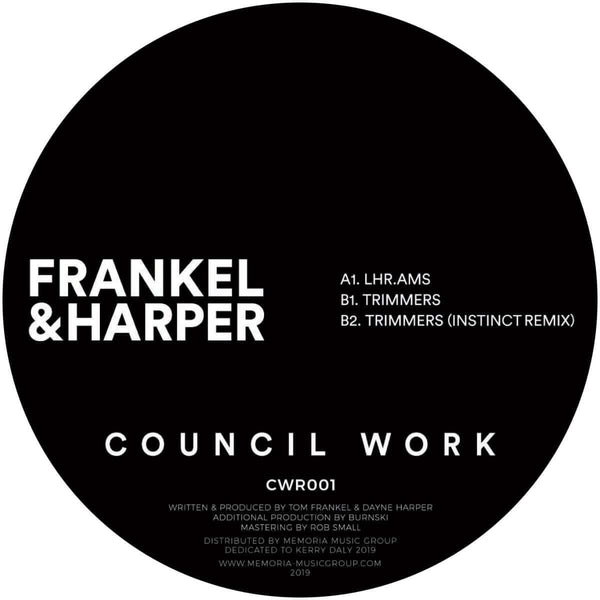 Frankel & Harper - Trimmers EP Vinyl