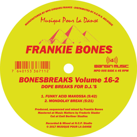 Frankie Bones - Bonebreaks Volume 16 - 2 Vinyl - Vinyl Record
