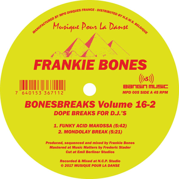 Frankie Bones - Bonebreaks Volume 16 - 2 Vinyl