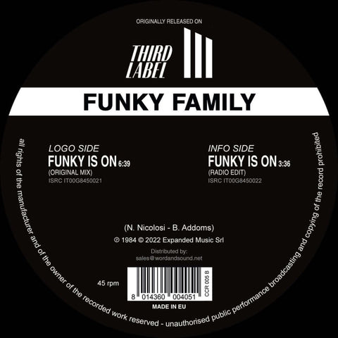 Funky Family - Funky Is On Vinyl - Vinyl Record