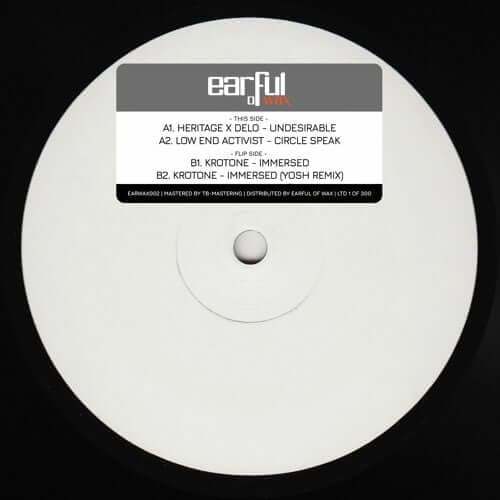 Heritage, Low End Activist, Krotone - Earful Of Wax Vinyl