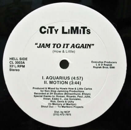 How & Little - Jam To It Again Vinyl - Vinyl Record