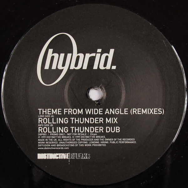 Hybrid - Theme From Wide Angle (Remixes) Vinyl