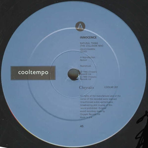Innocence - Natural Thing (The Collision Mix) Vinyl - Vinyl Record