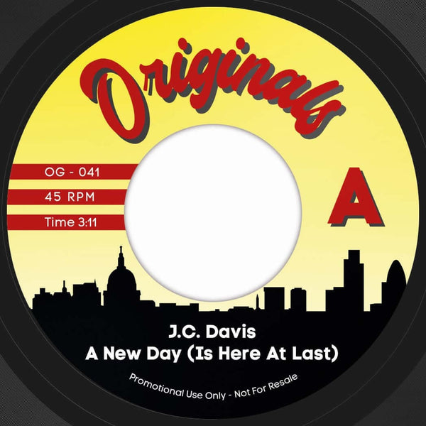 J.C. DAVIS / HELL RAZAH - A New Day Vinyl